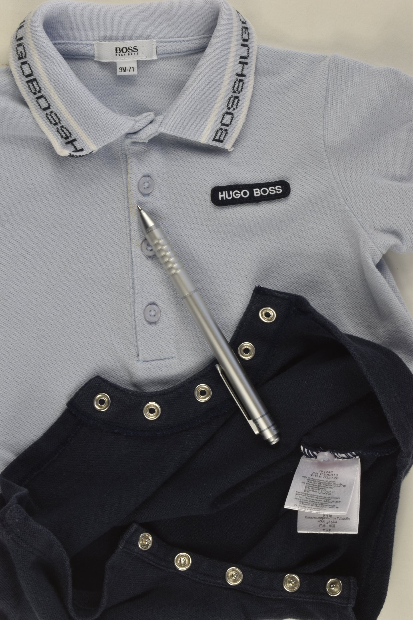 Hugo Boss Size 0 (9 months, 71 cm) Short Polo Romper