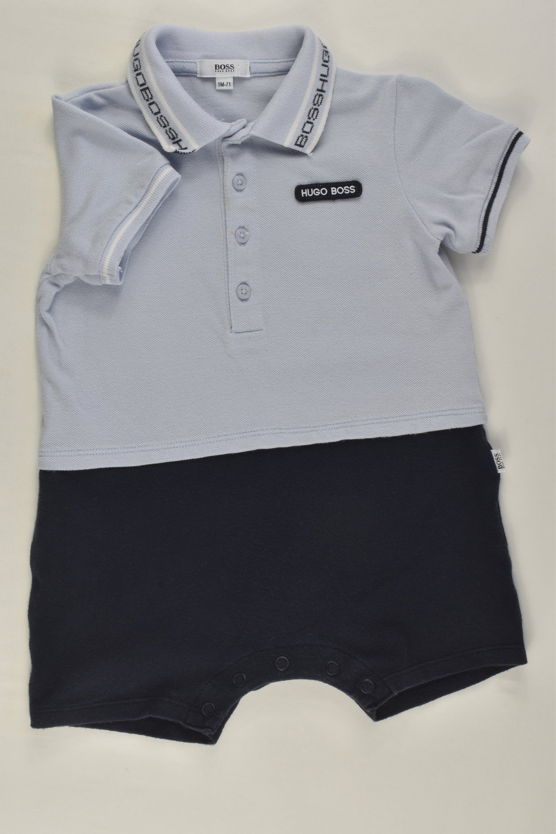Hugo Boss Size 0 (9 months, 71 cm) Short Polo Romper