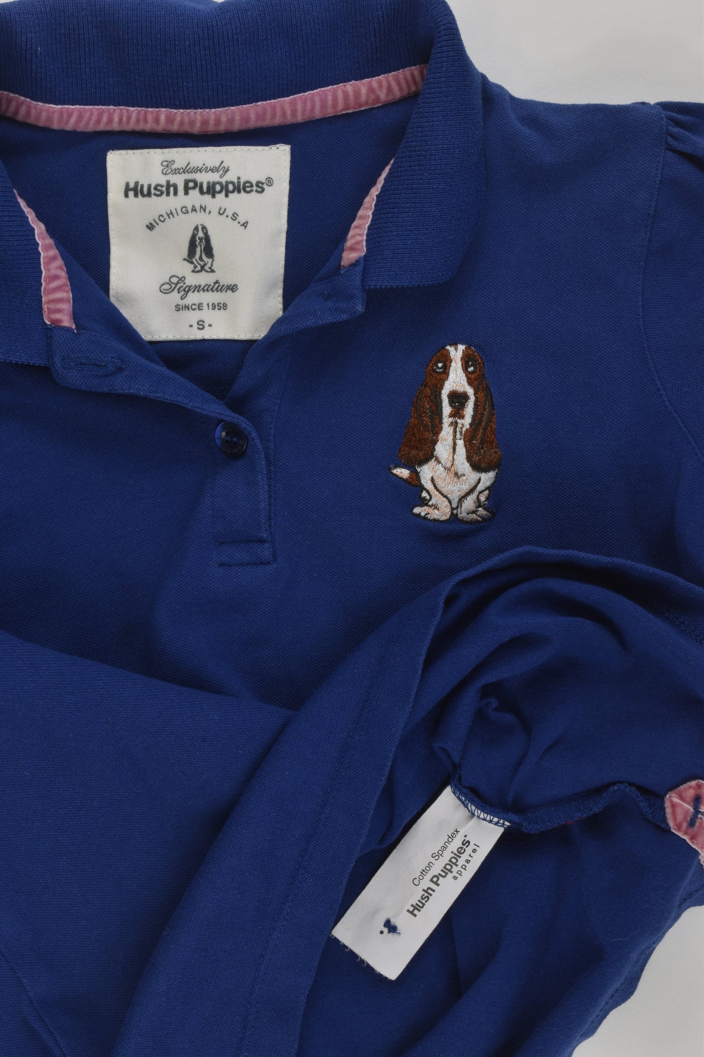 Hush Puppies Size approx 4-5 Polo Shirt