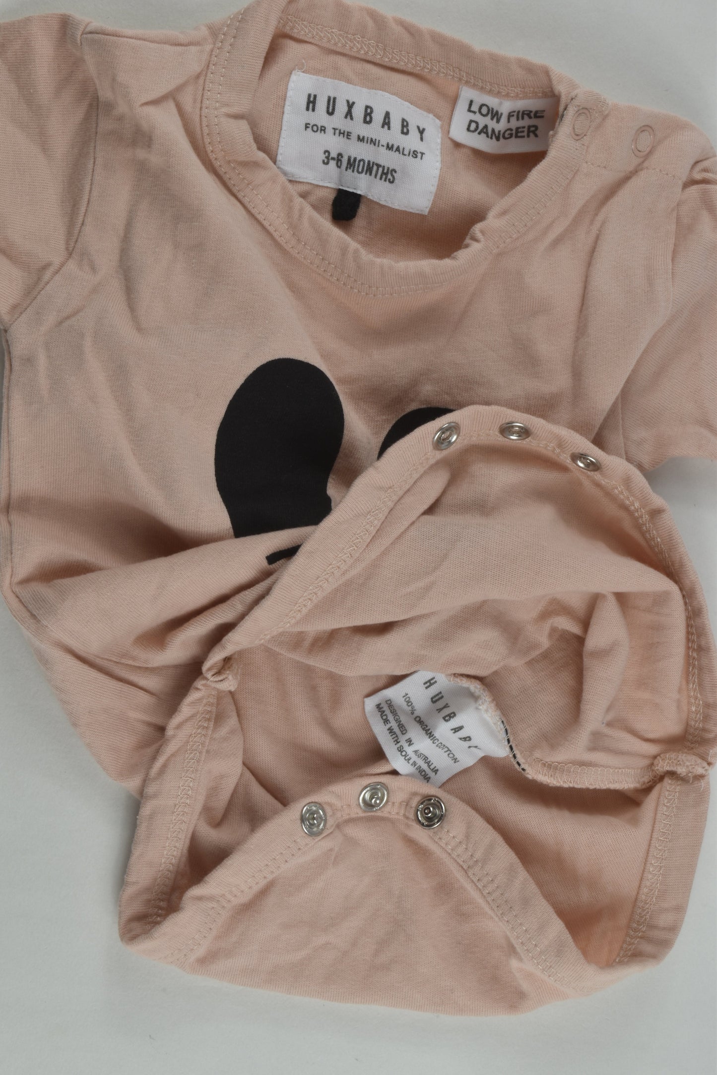 Huxbaby Size 00 Bunny Bodysuit