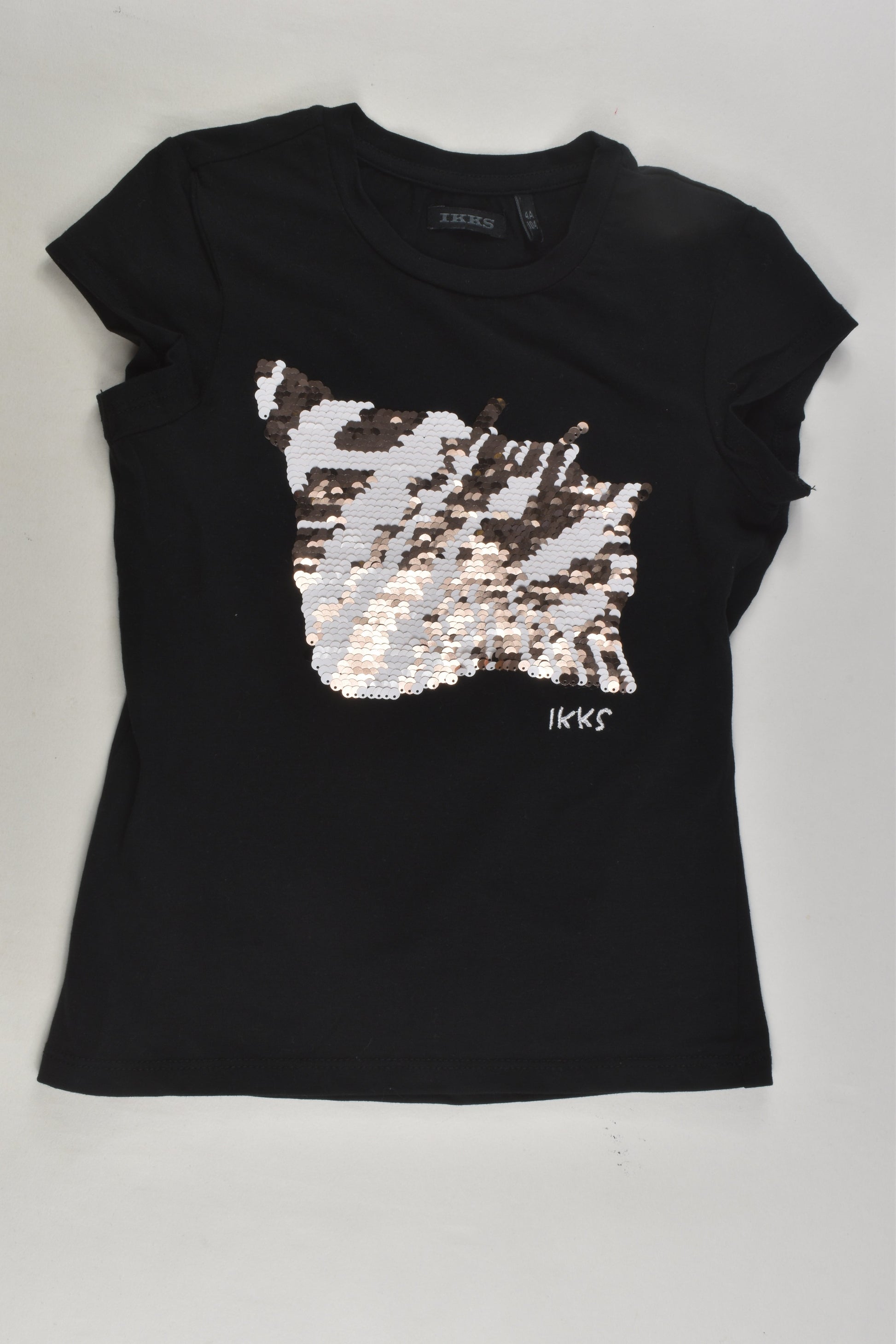 Ikks Size 4 Reversible Sequins T-shirt