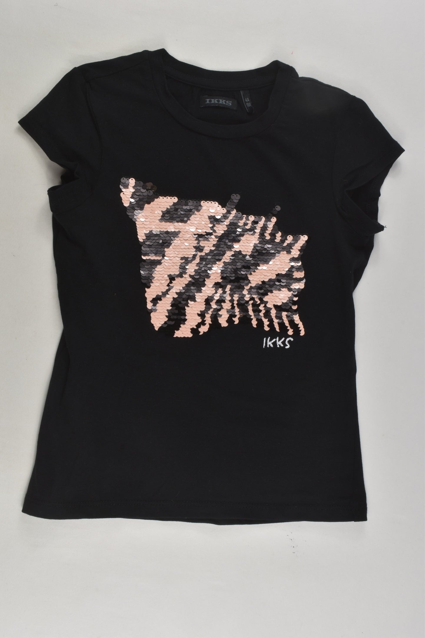 Ikks Size 4 Reversible Sequins T-shirt