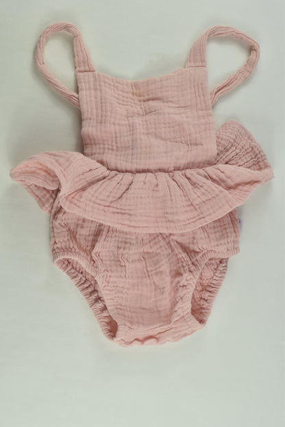 India and Grace Size 1 Muslin Romper