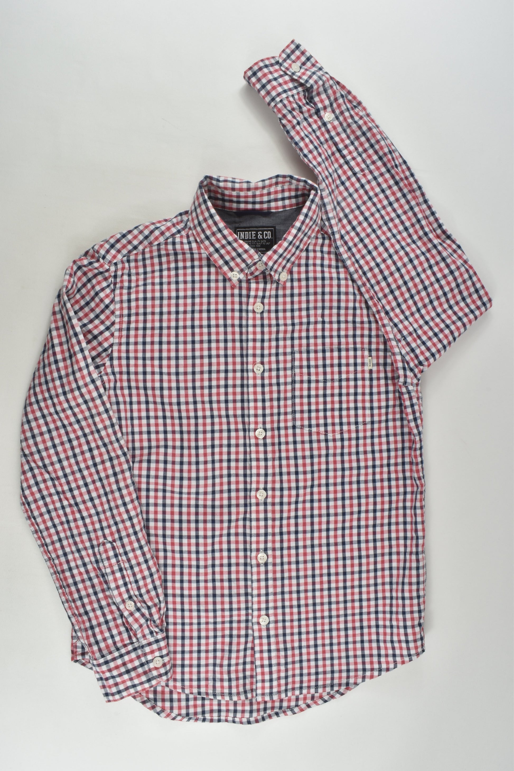 Indie & Co Size 8 Checked Shirt