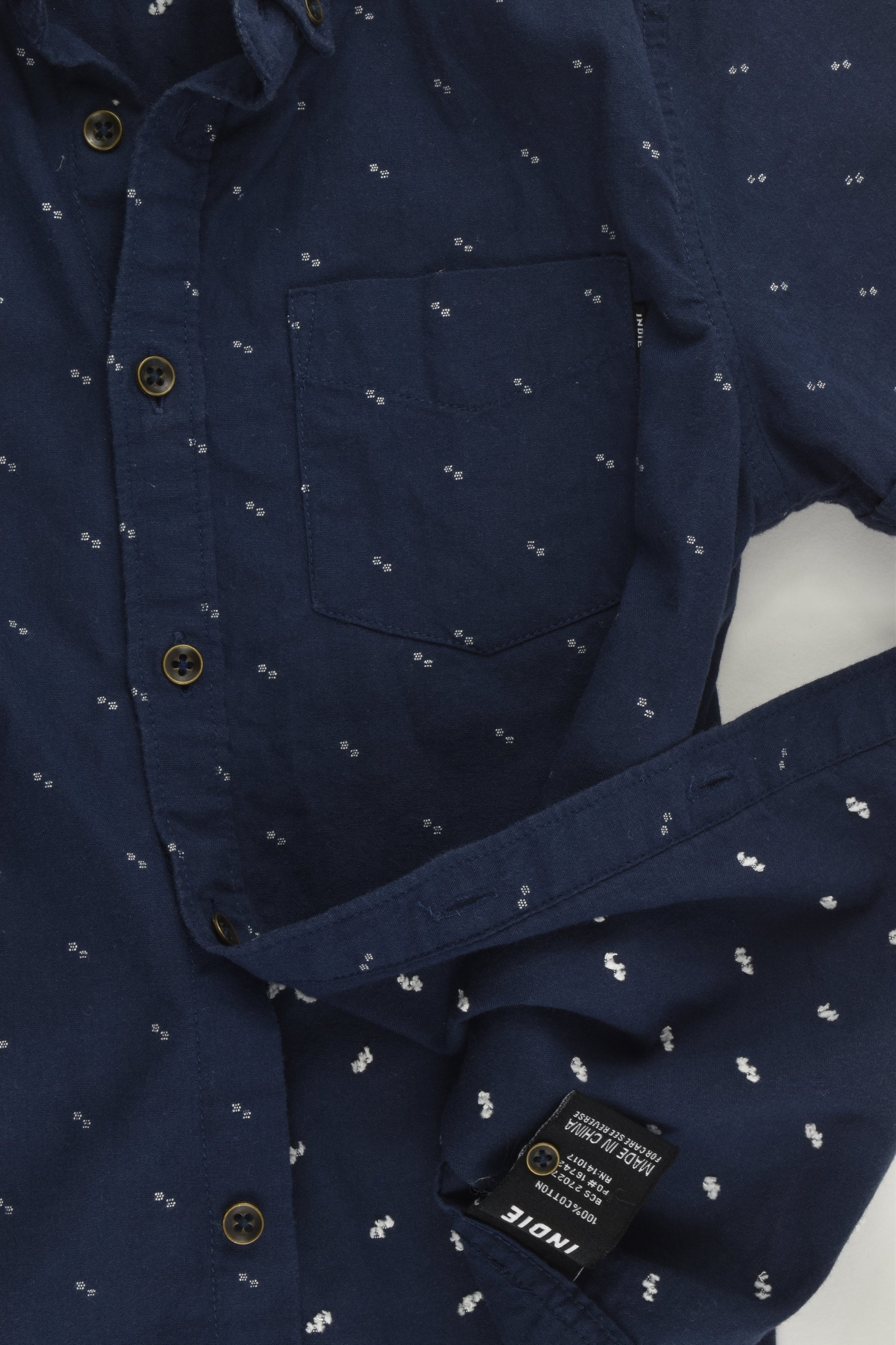 Indie & Co Size 8 Collared Shirt
