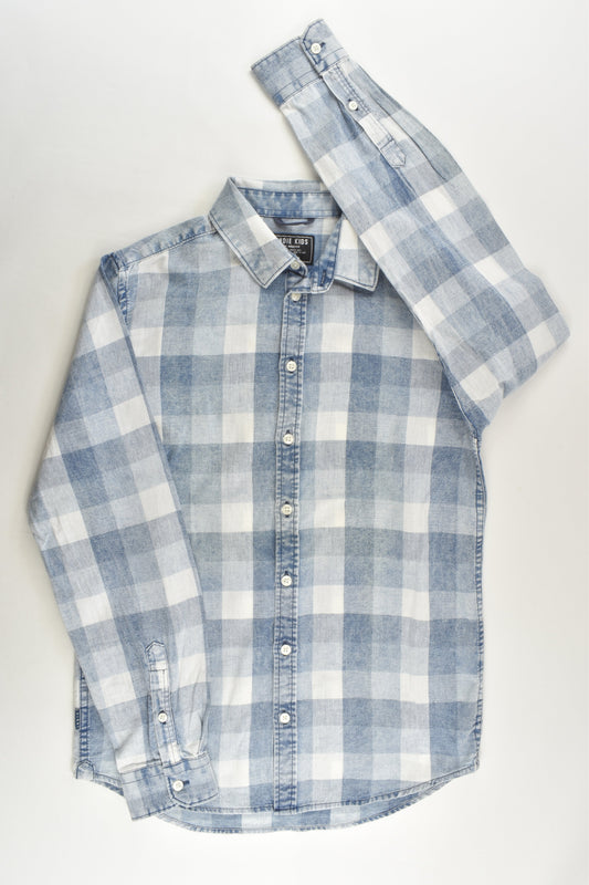 Indie Kids by Industrie Size 12 Checked Lightweight Denim Shirt