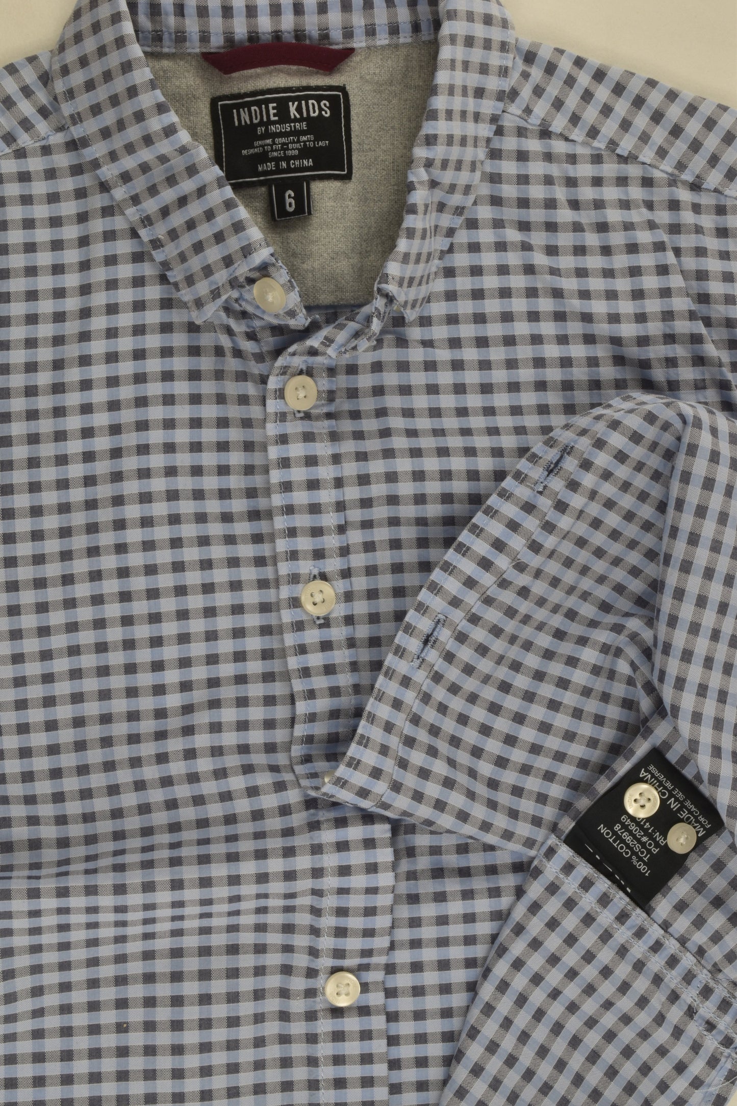 Indie Kids by Industrie Size 6 Checked Shirt