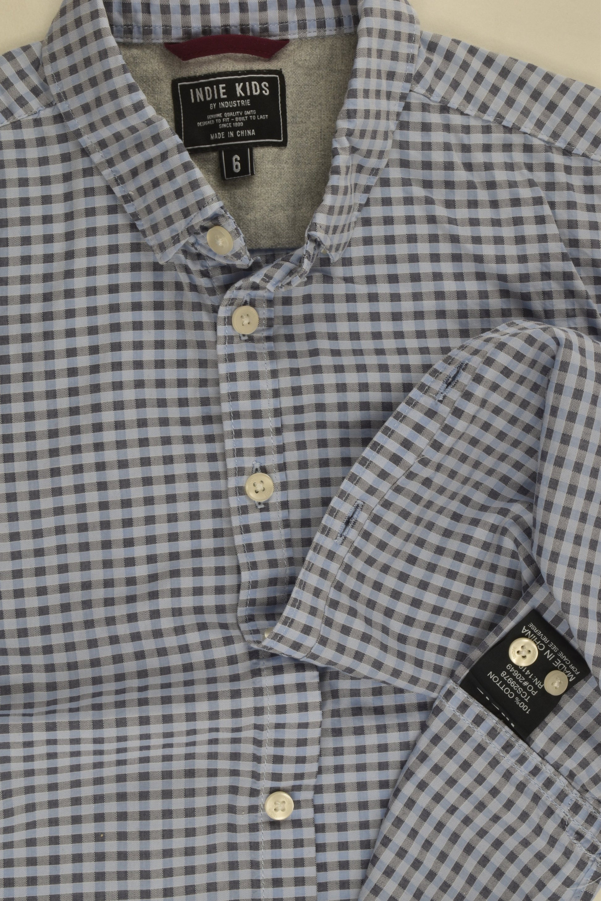 Indie Kids by Industrie Size 6 Checked Shirt