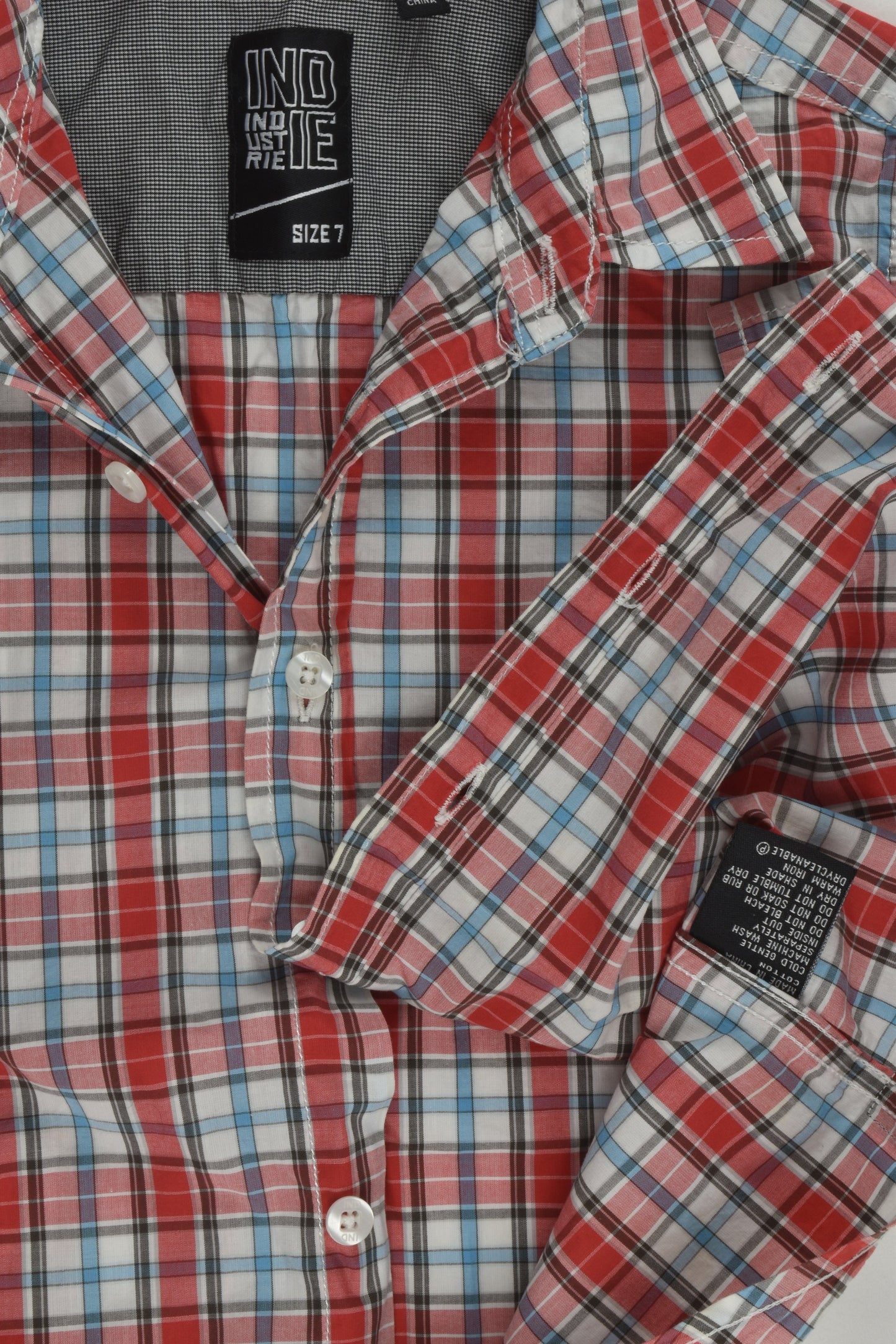 Indie Kids by Industrie Size 7 Checked Shirt