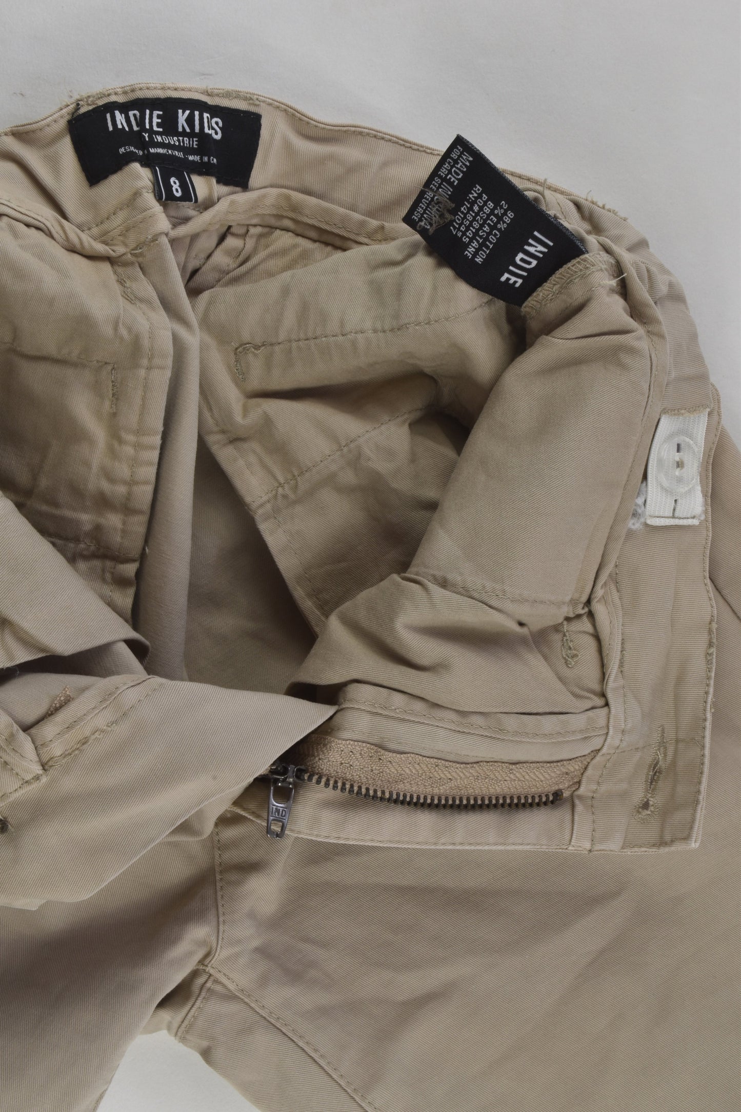 Indie Kids by Industrie Size 8 Chino Shorts