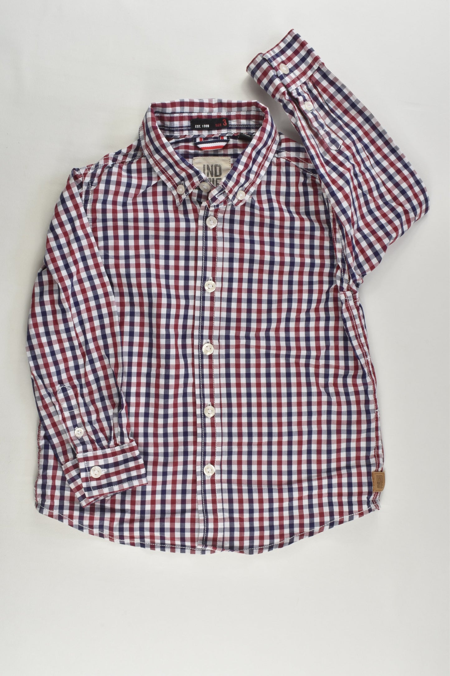 Indie Size 3 Checked Shirt