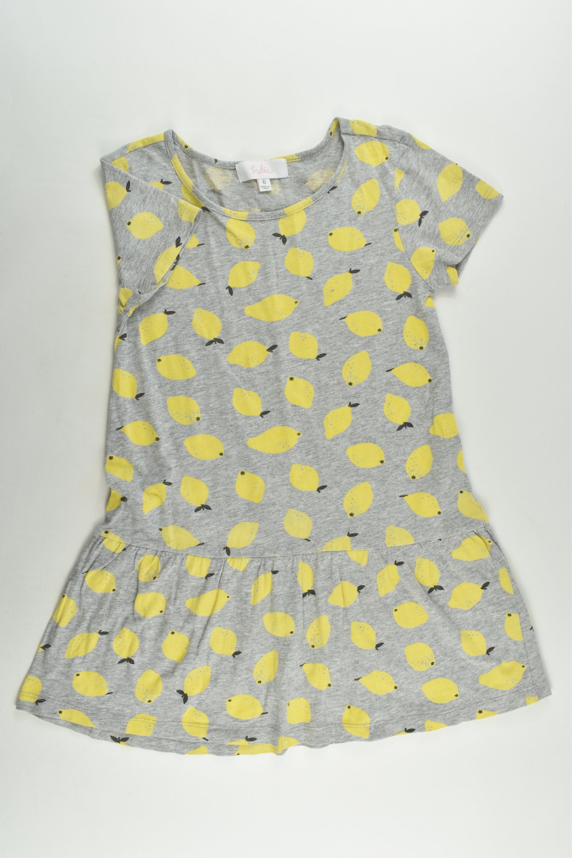 Indie Size 6 Lemon Dress