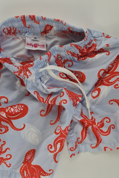 Indigo Kids Size 3/4 Octopus Board Shorts
