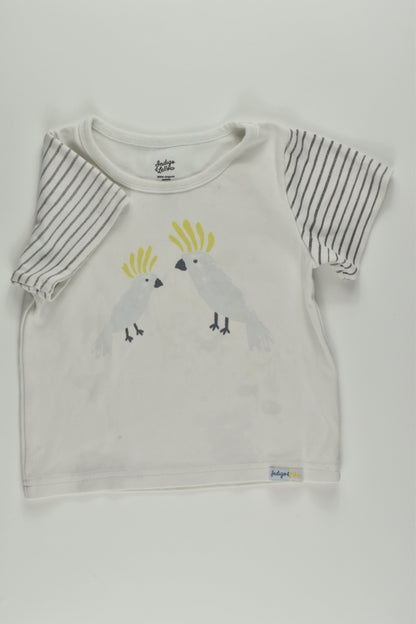 Indigo & Lellow Size 2 Cockatoo T-shirt