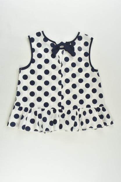 Infinity Size approx 7-8 Polka Dots Blouse