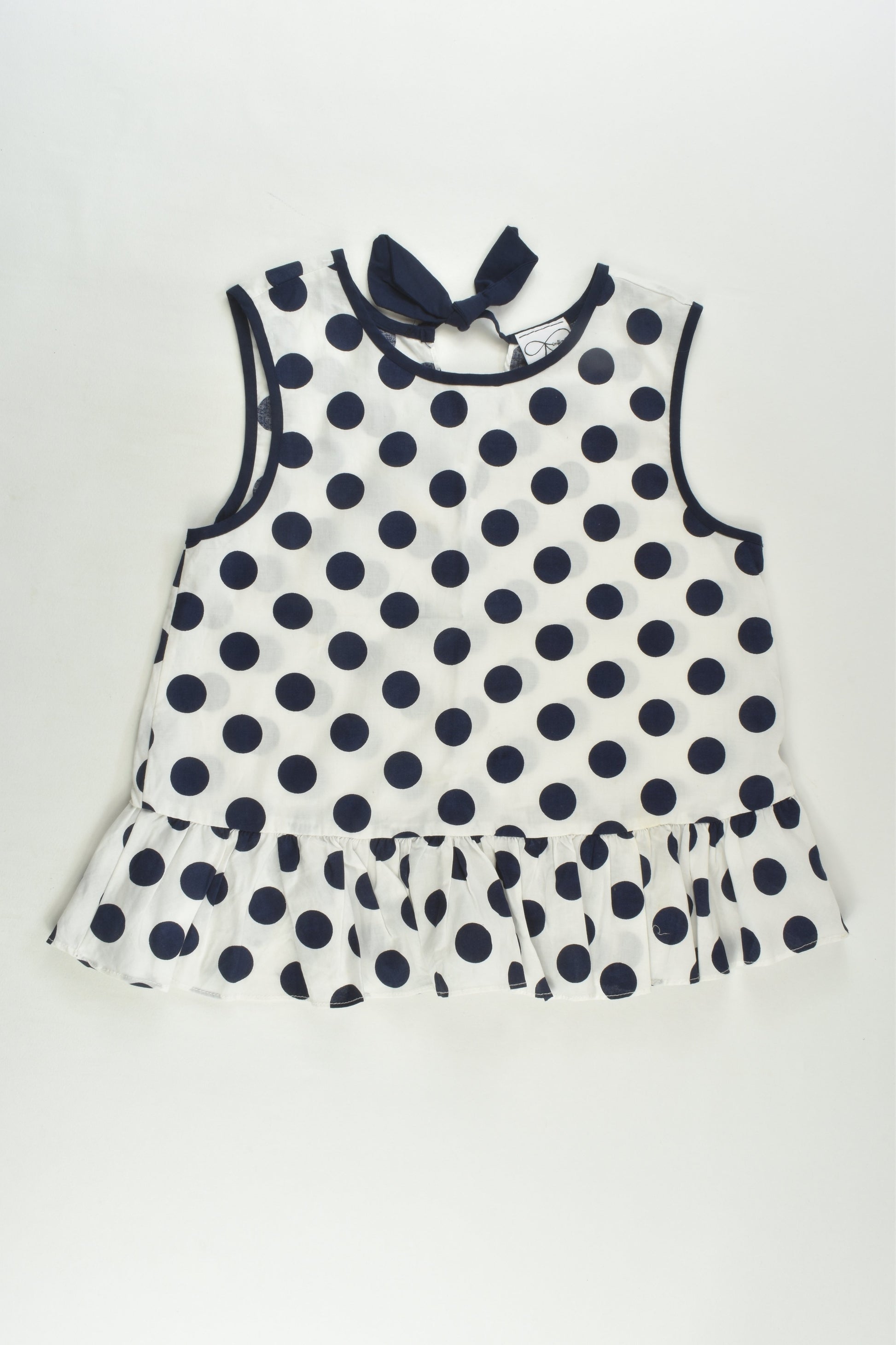Infinity Size approx 7-8 Polka Dots Blouse