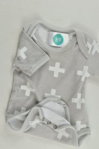 Ivy Baby Size 0000 (0-3 months) Organic Bodysuit
