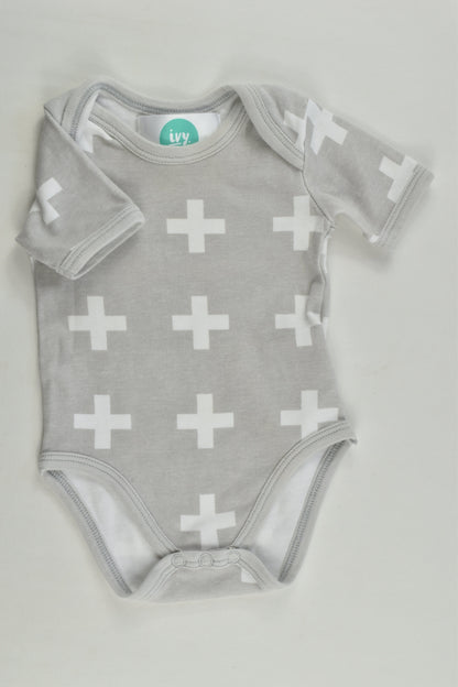 Ivy Baby Size 0000 (0-3 months) Organic Bodysuit