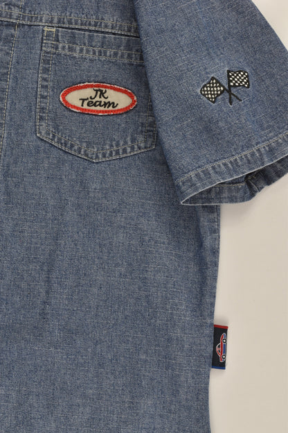 JK Kidswear (NZ) Size 4 (Generous sizing) Old School Denim Shirt