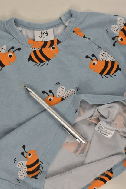 JNY Colourful Kids Size 2-3 (98 cm) Bumble Bees Top
