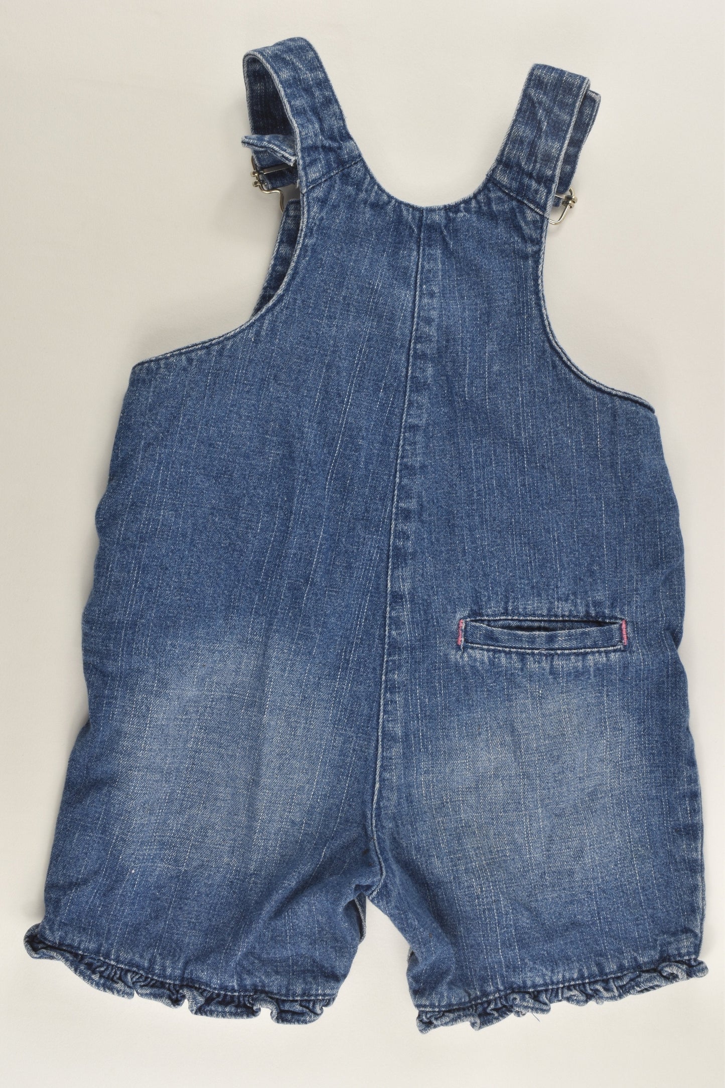 J.F.B Size 1 (12-18 months, 80-86 cm) Snail Short Denim Overalls