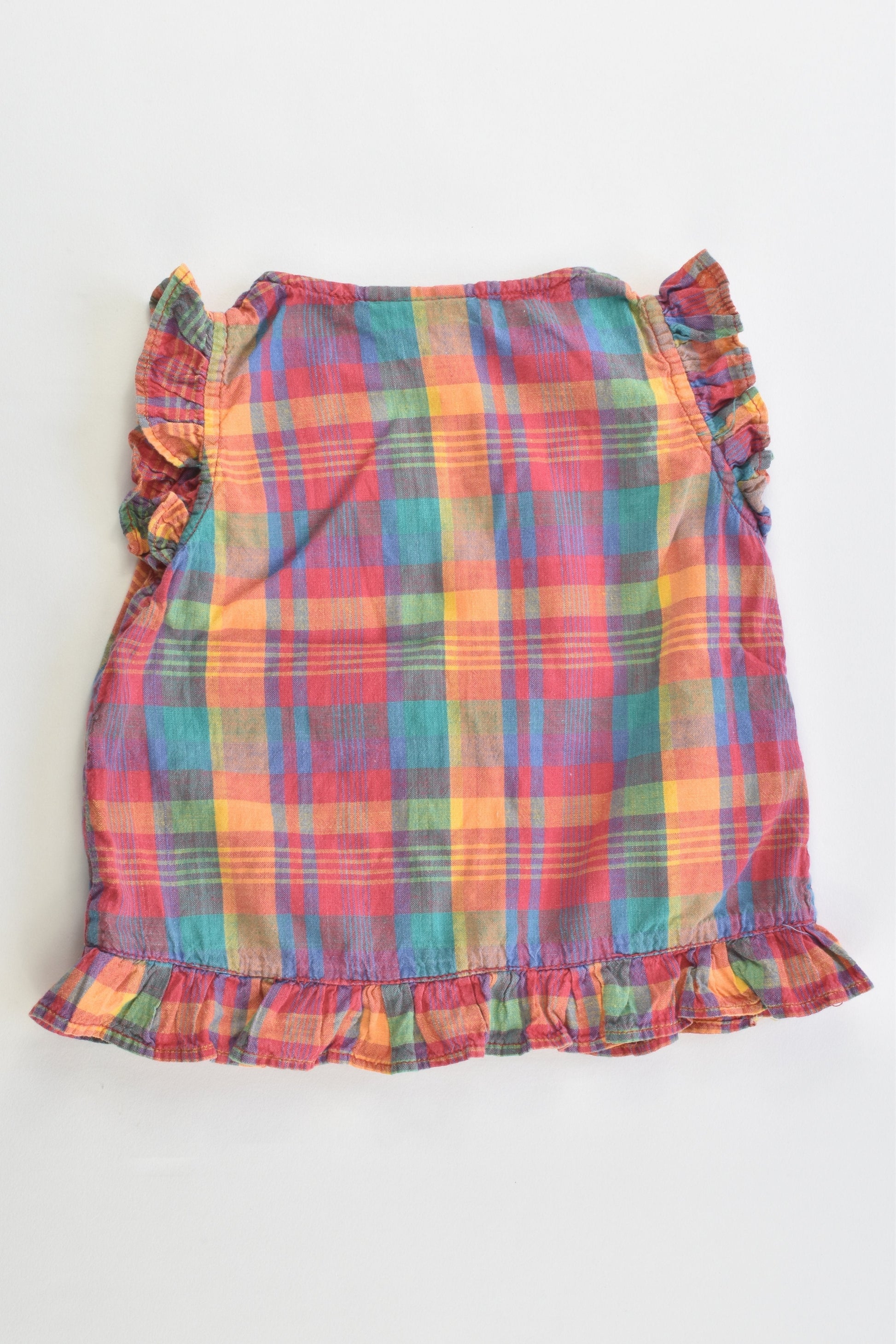 J.F.B. Size 1 (12/18 months) Checked Shirt