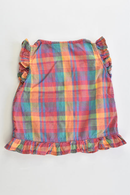 J.F.B. Size 1 (12/18 months) Checked Shirt