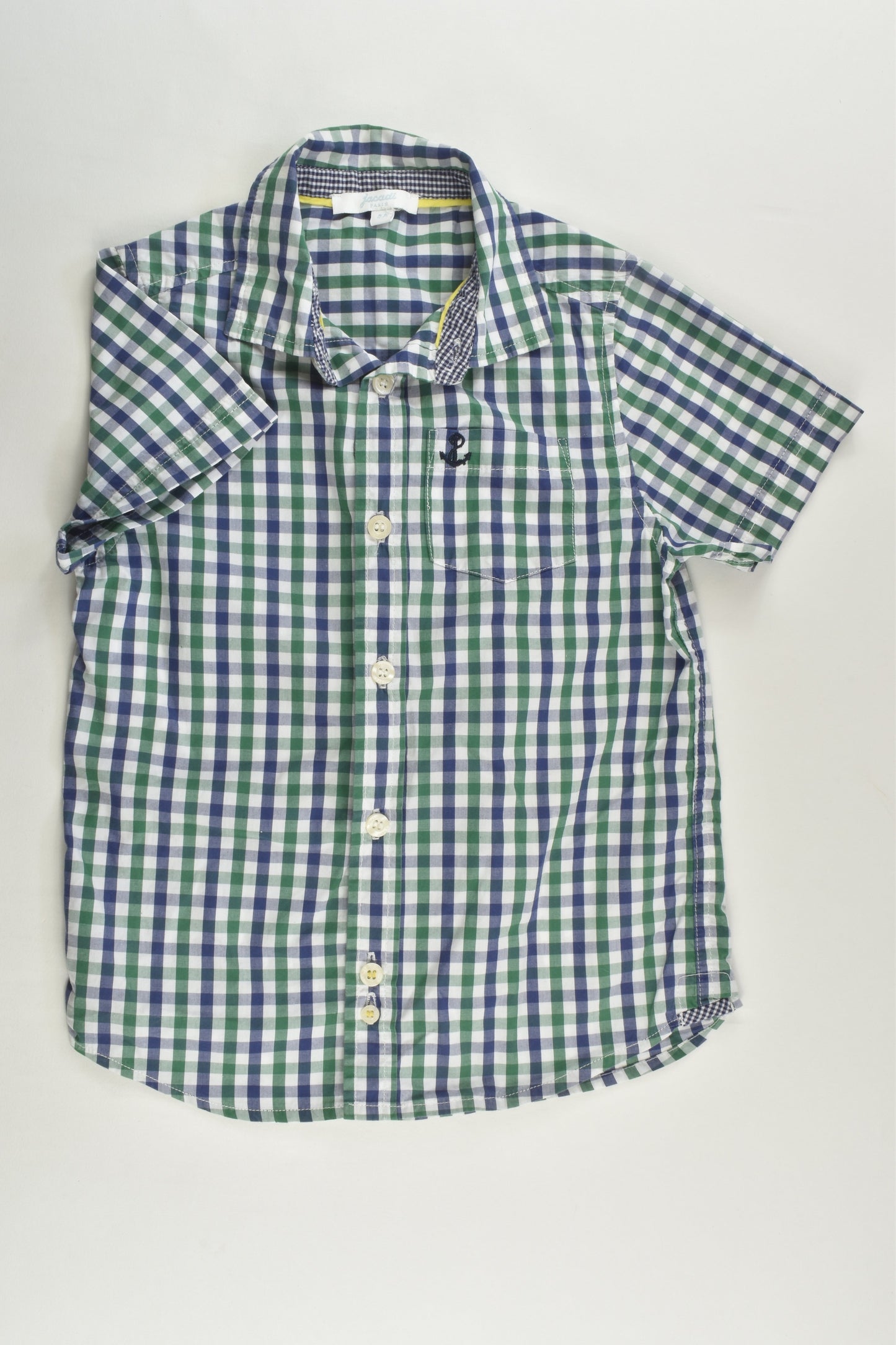 Jacadi Paris Size 3-4 (4 years, 104 cm) Nautical Checked Shirt