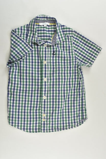 Jacadi Paris Size 3-4 (4 years, 104 cm) Nautical Checked Shirt