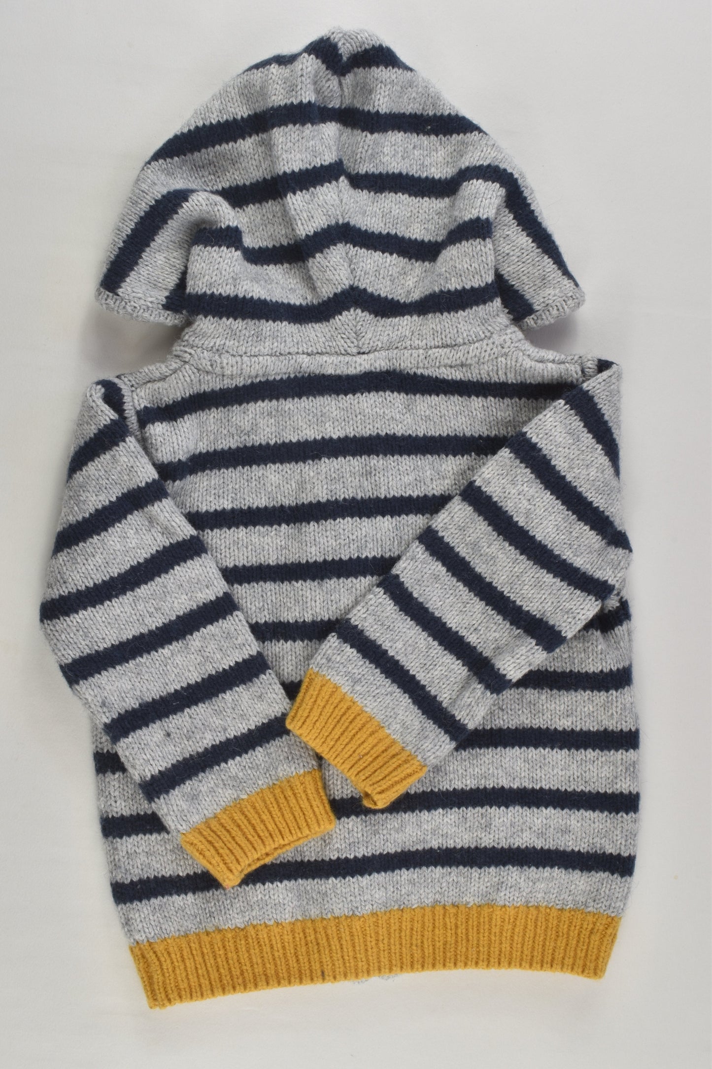 Jack & Milly Size 00 Cotton/Wool Knitted Jumper