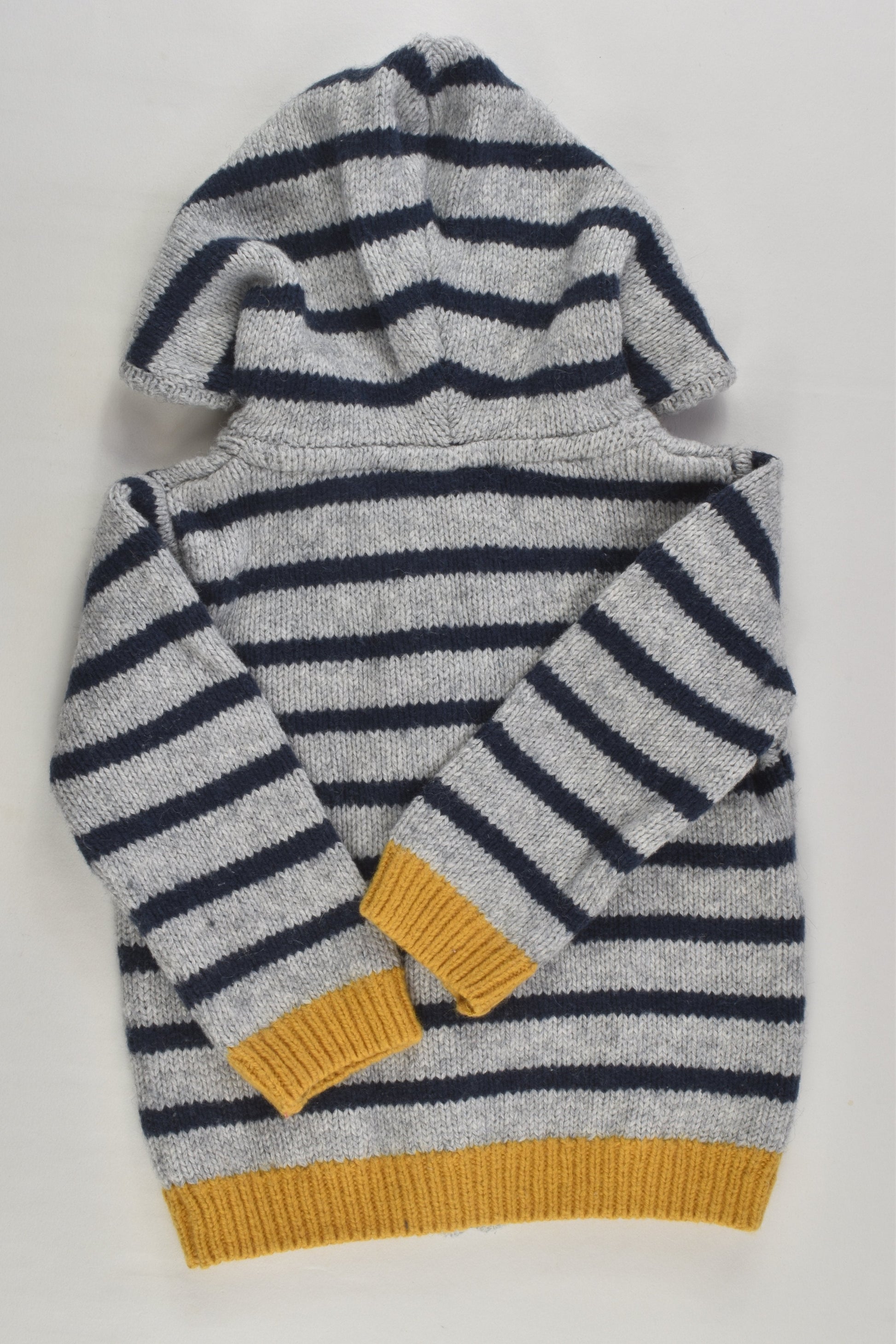 Jack & Milly Size 00 Cotton/Wool Knitted Jumper
