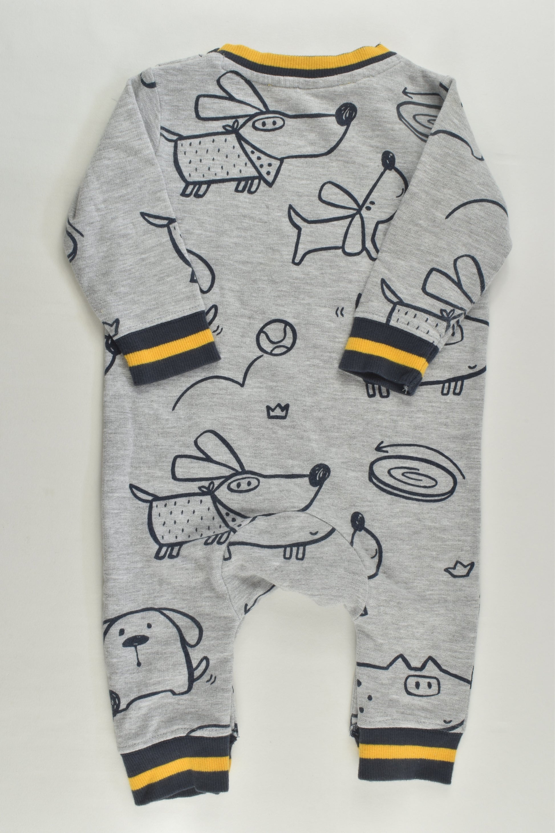 Jack & Milly Size 00 Dogs Sweater Playsuit
