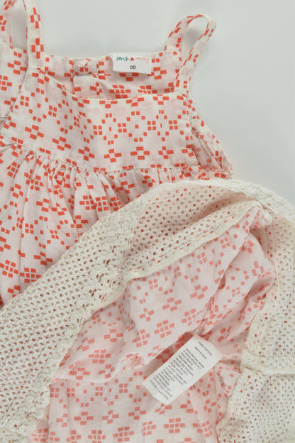 Jack & Milly Size 00 Dress with Lace Hem