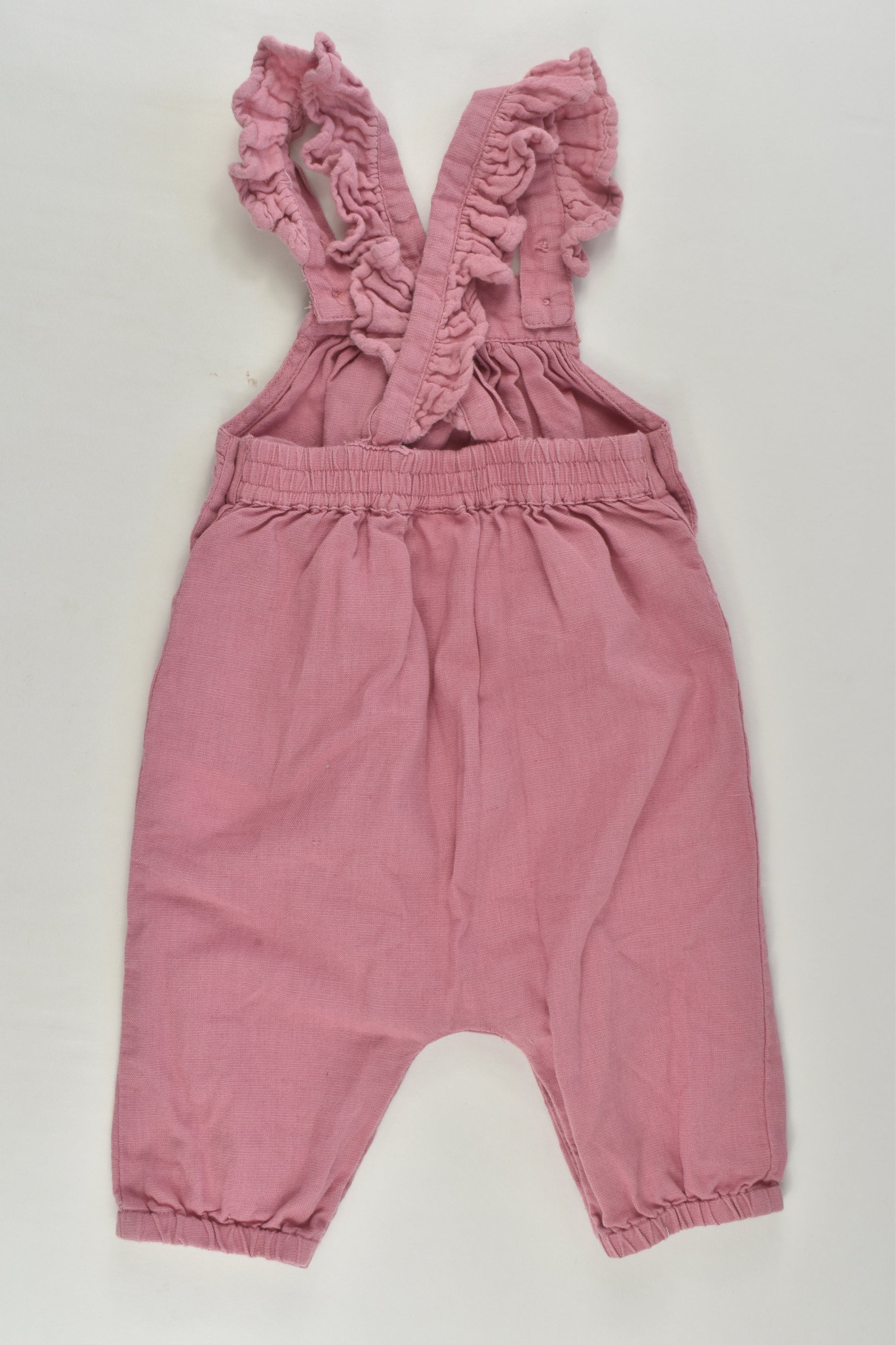 Jack & Milly Size 00 Linen Blend Overalls