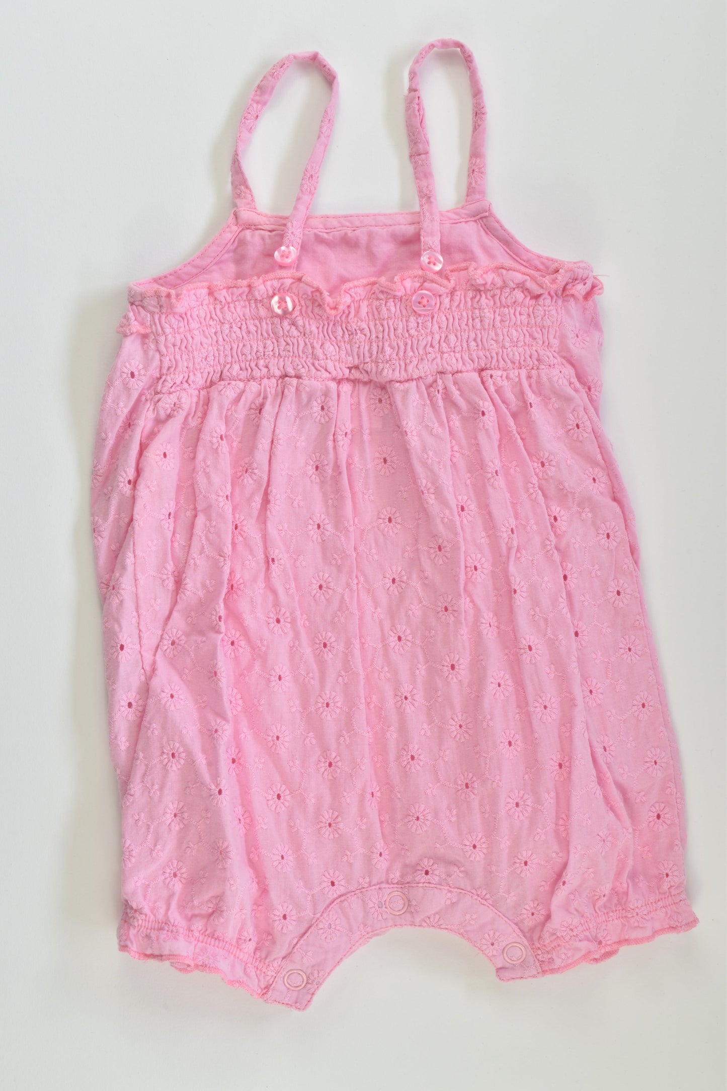 Jack & Milly Size 000 Lace Romper