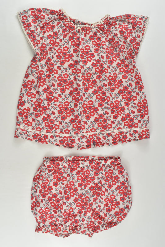 Jack & Milly Size 1 Floral Outfit