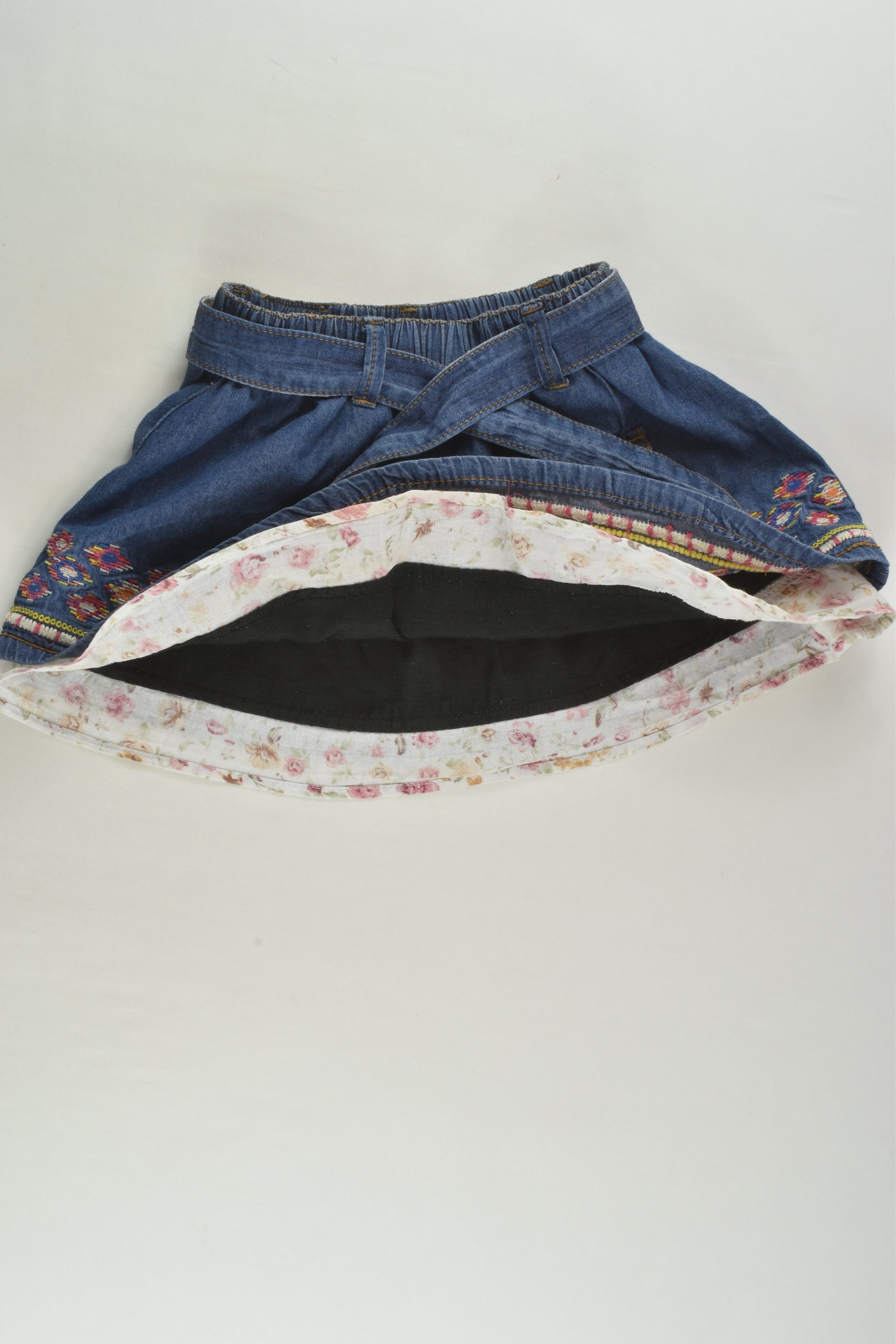 Jack & Milly Size 2 Lined Denim Skirt