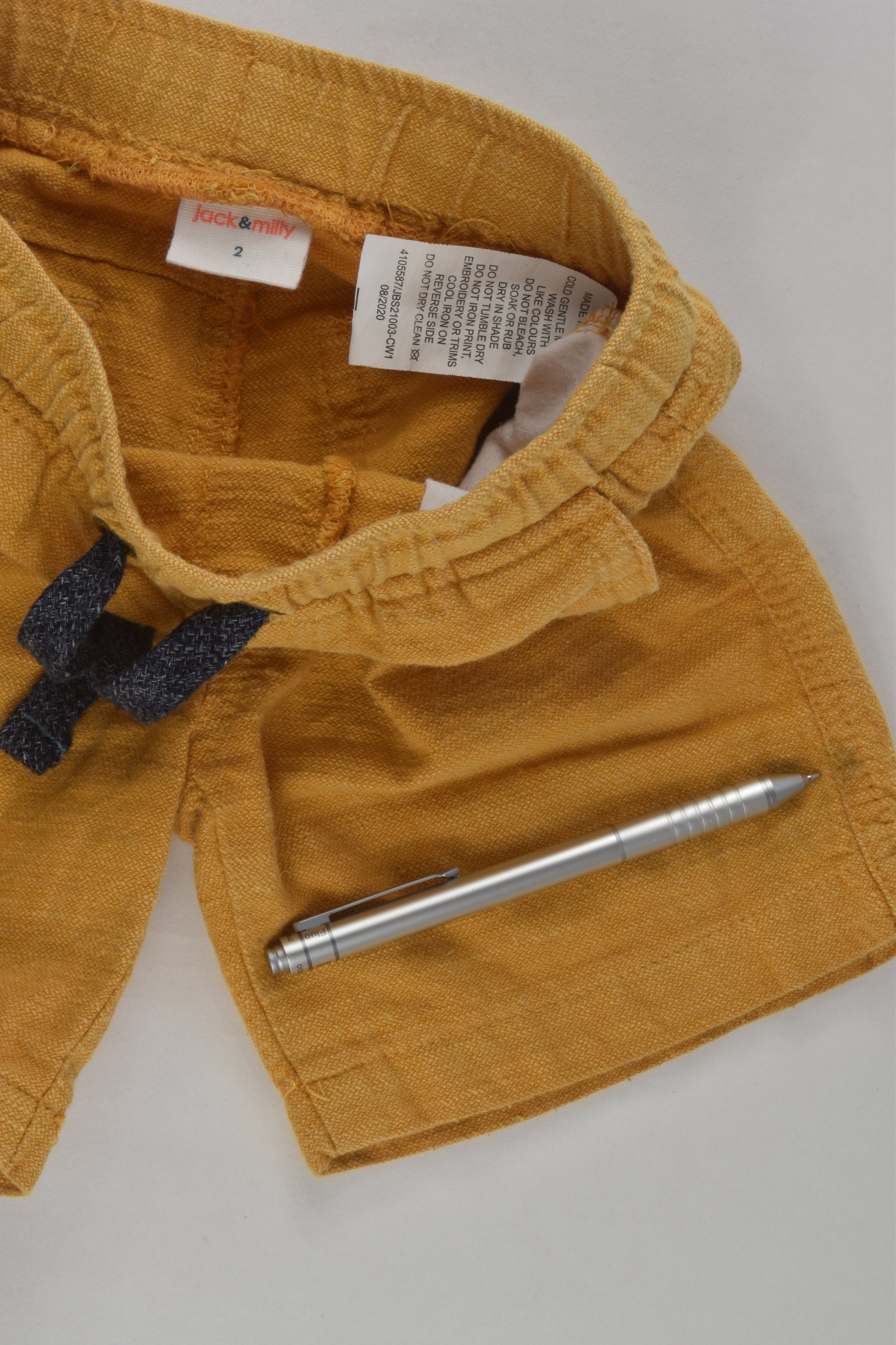Jack & Milly Size 2 Linen-feel Shorts