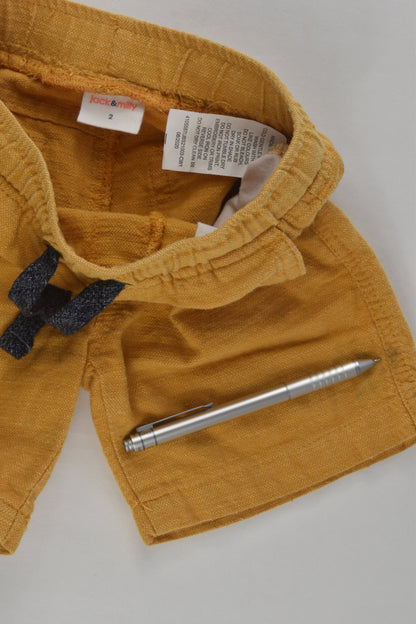 Jack & Milly Size 2 Linen-feel Shorts