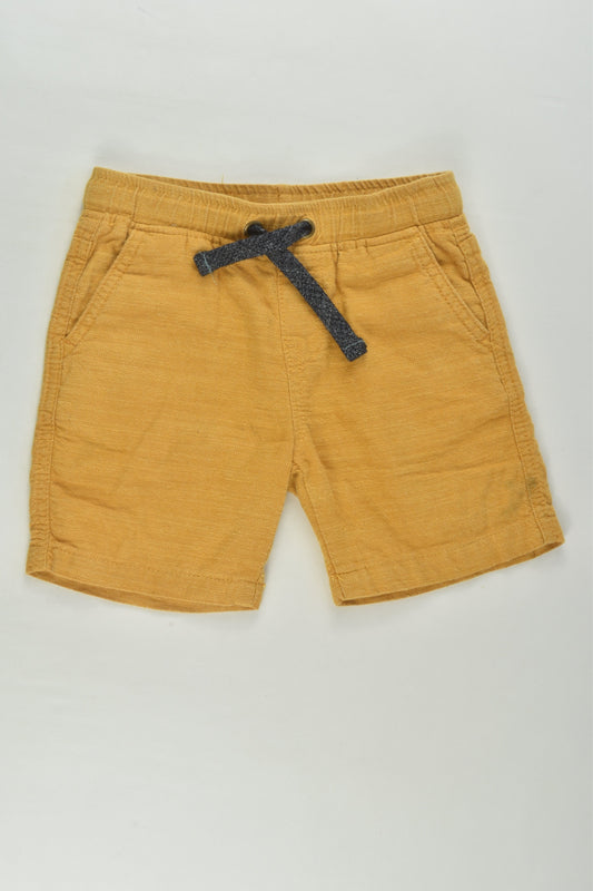 Jack & Milly Size 2 Linen-feel Shorts