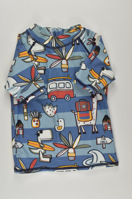 Jack & Milly Size 3 Rashie Top