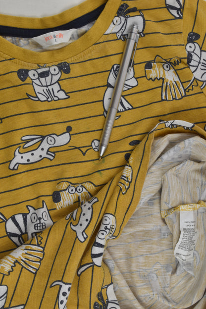 Jack & Milly Size 4 Dogs Top