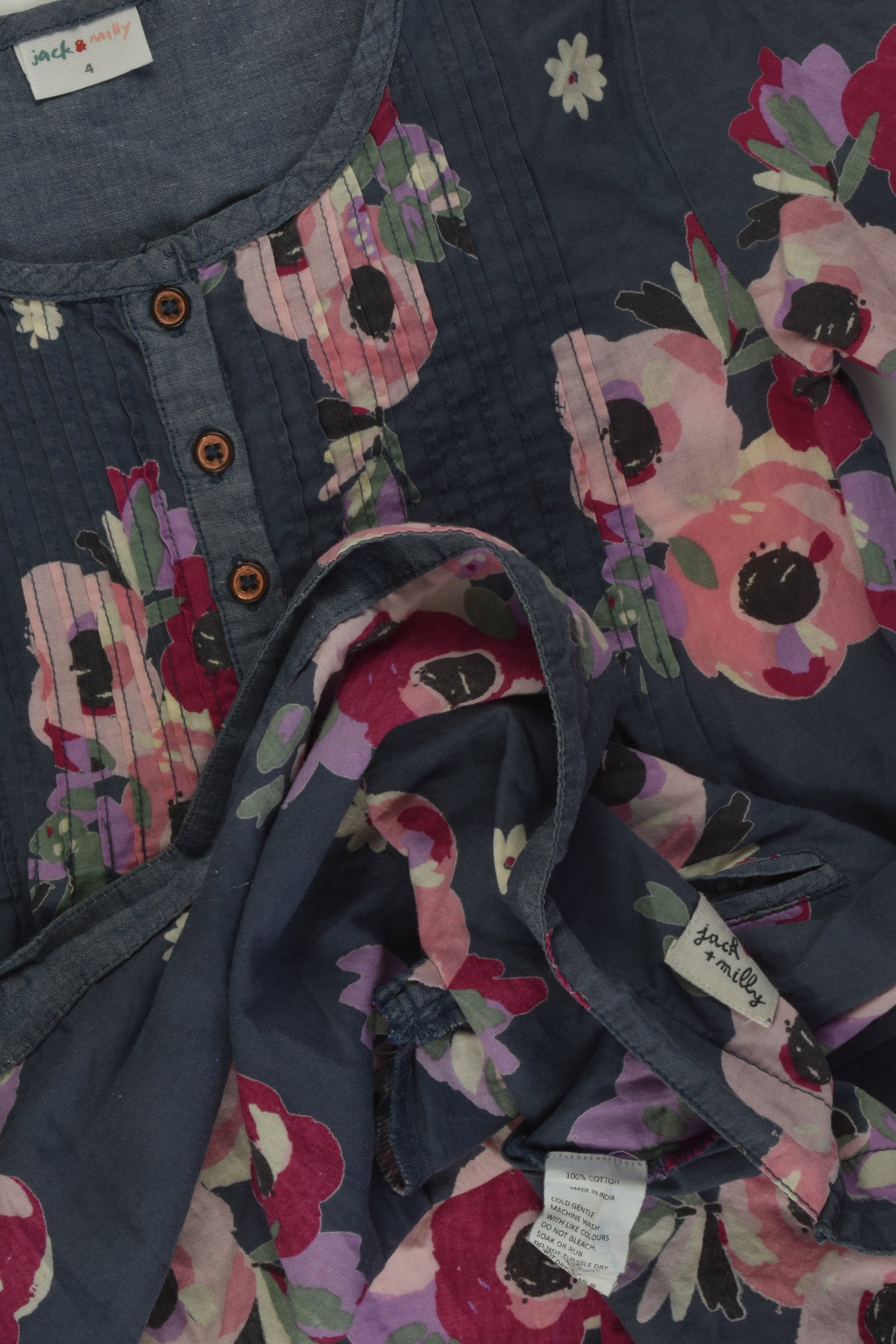 Jack & Milly Size 4 Floral Dress