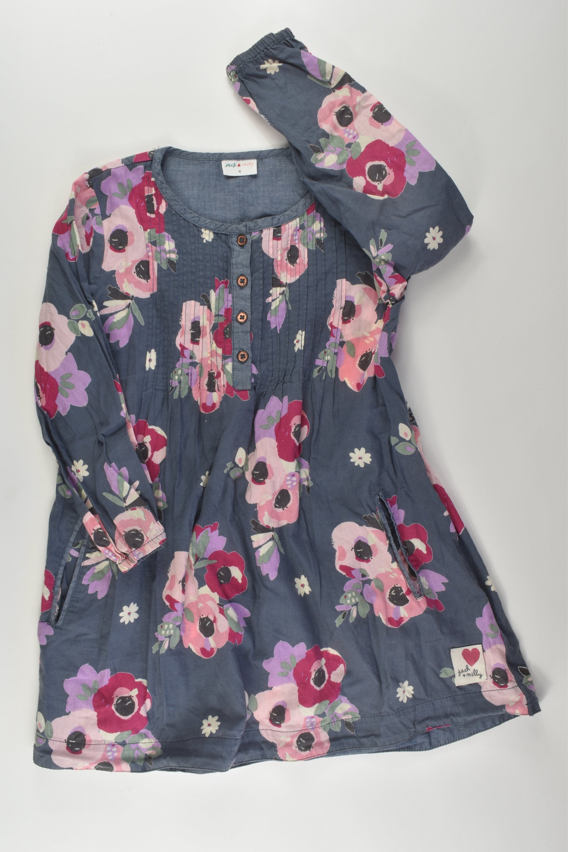 Jack & Milly Size 4 Floral Dress