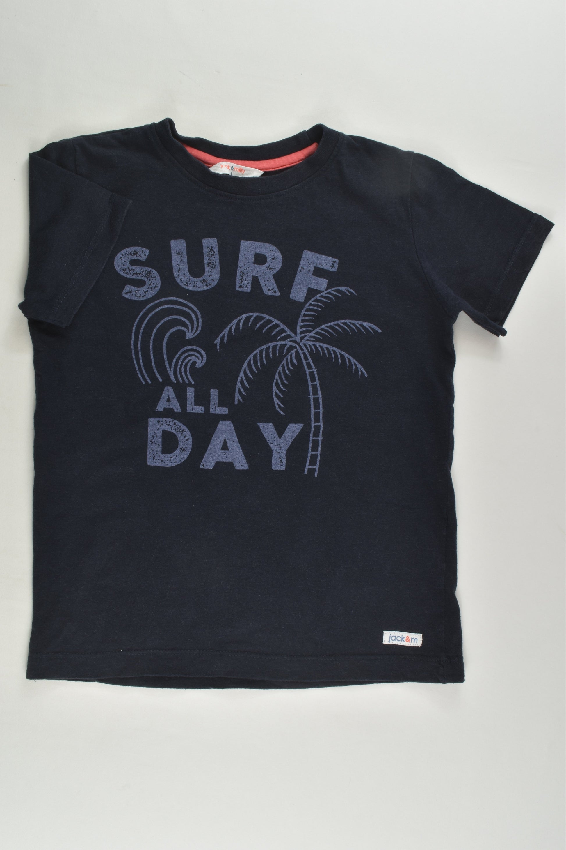 Jack & Milly Size 4 'Surf All Day' T-shirt