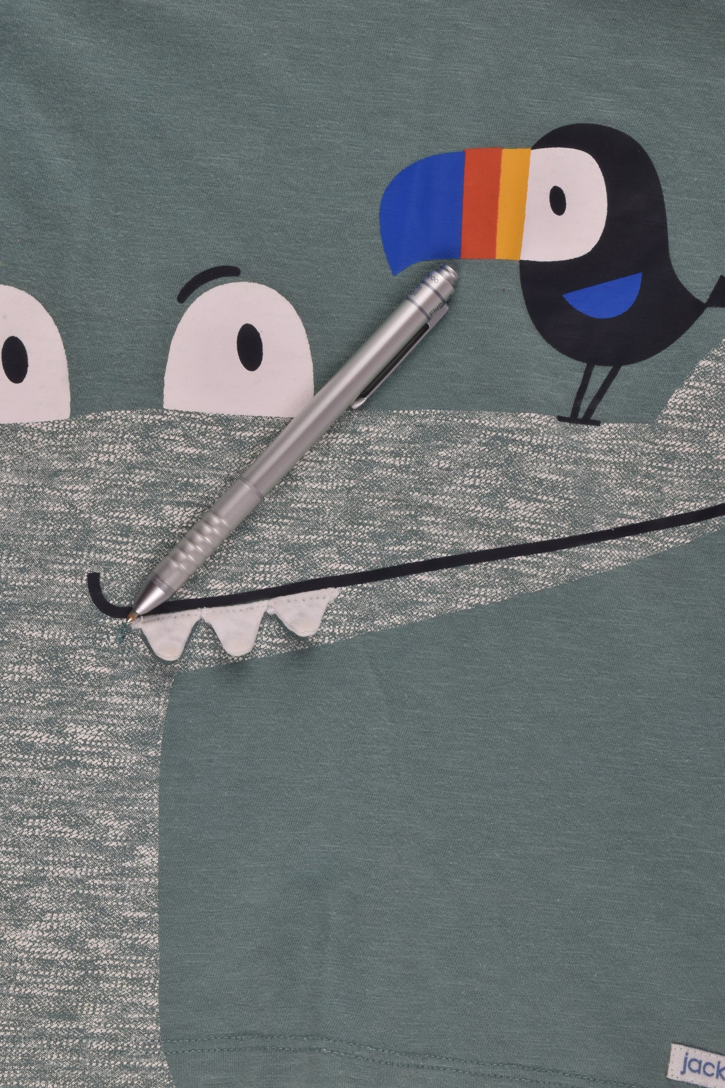 Jack & Milly Size 5 Crocodile and Bird T-shirt