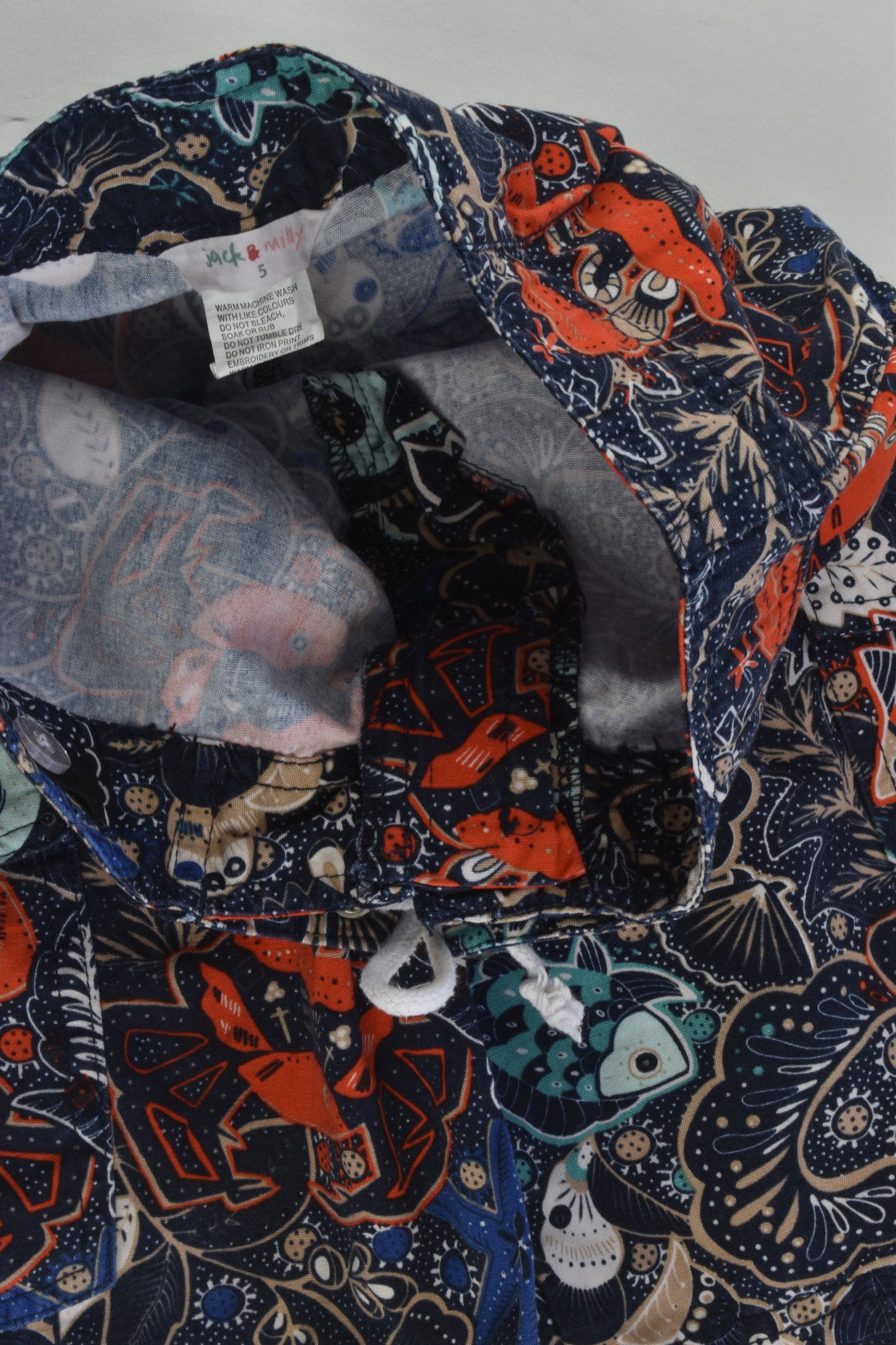 Jack & Milly Size 5 Sea Board Shorts