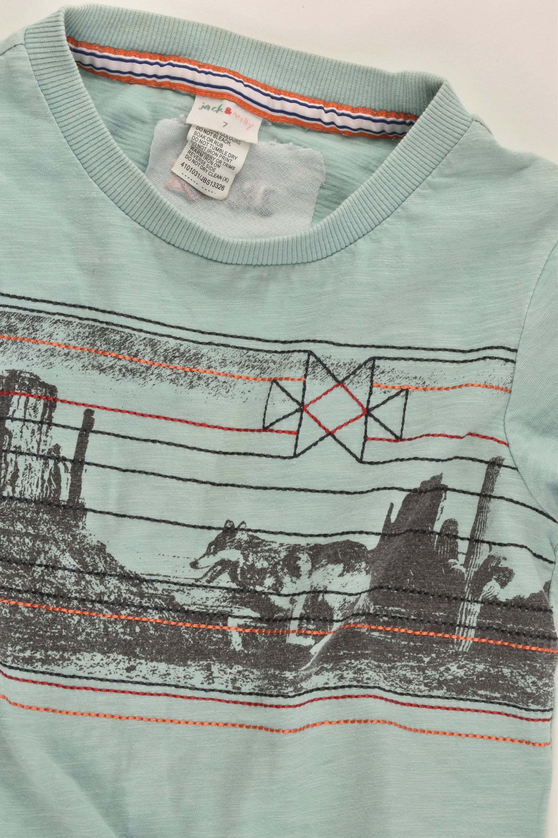 Jack & Milly Size 7 'Aztec' T-shirt