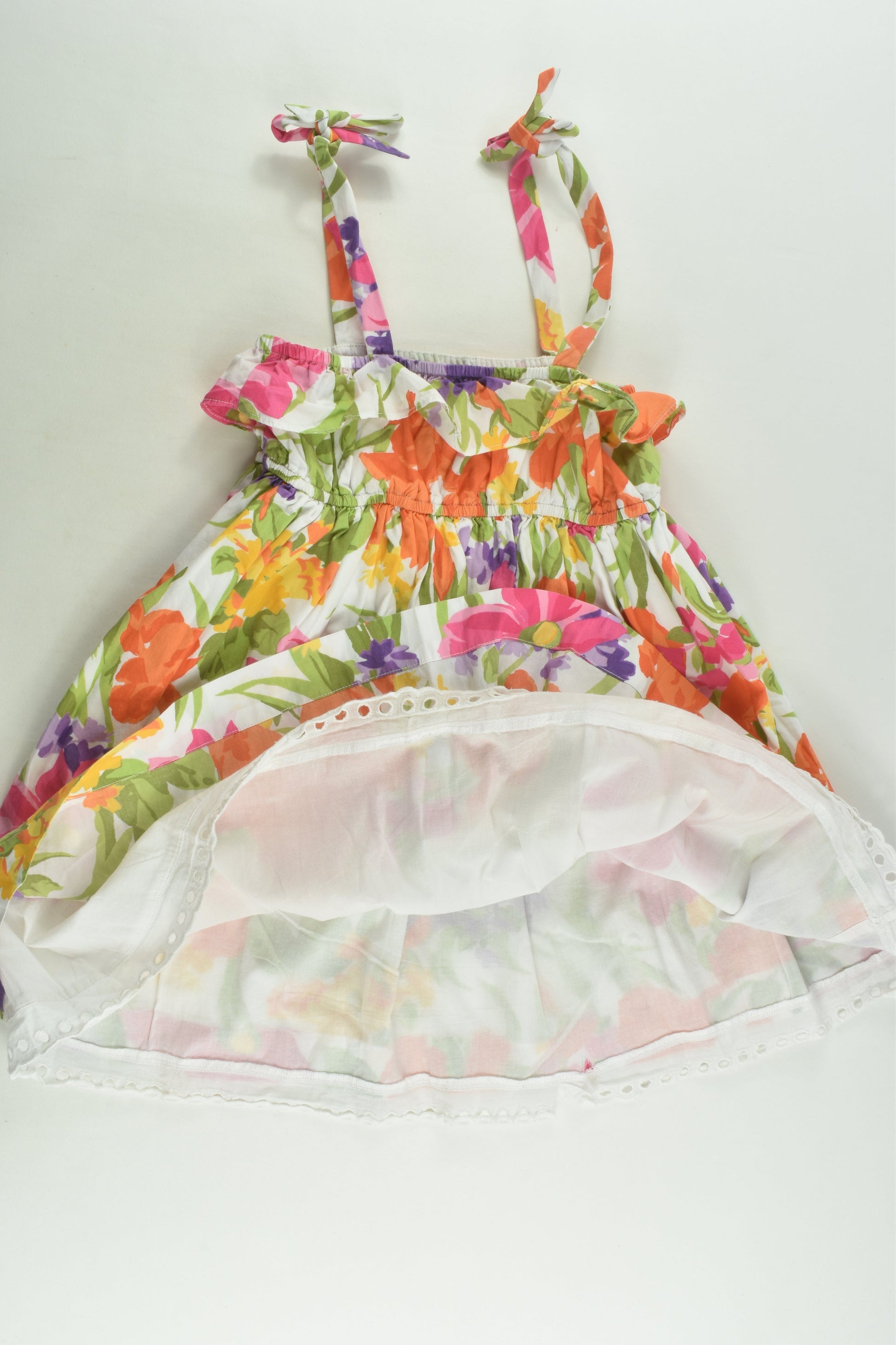 Janie and Jack Size 2 Lined Floral Dress