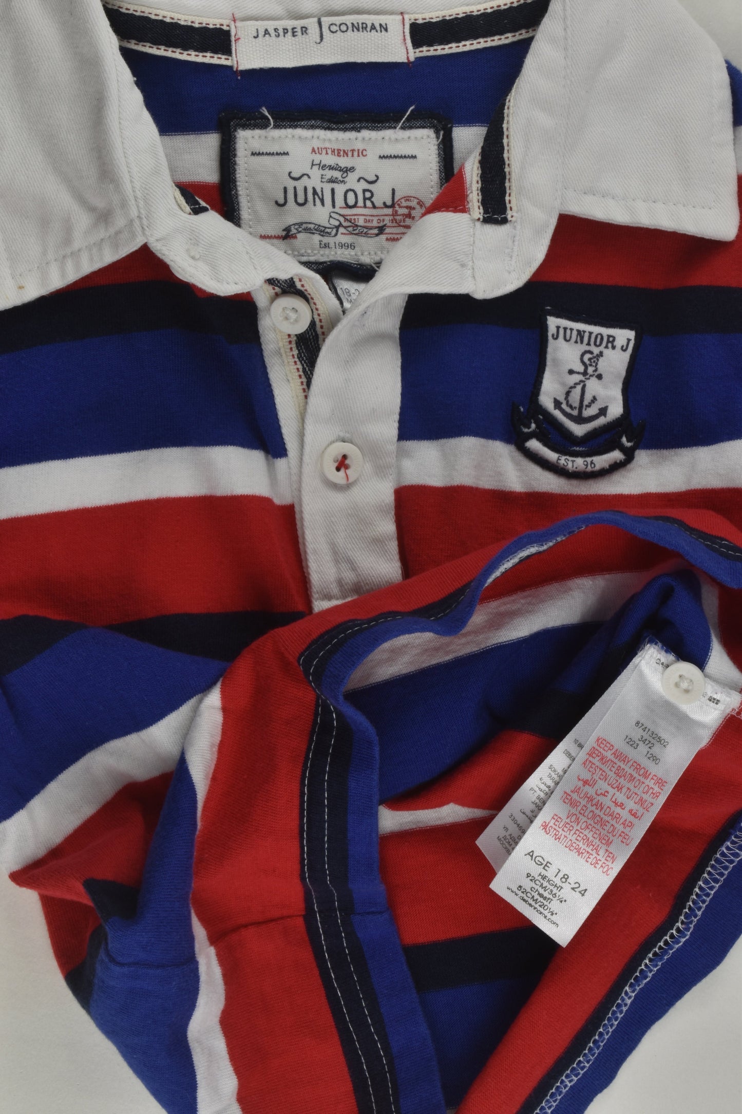 Jasper Conran Size 2 (18-24 months) Collared Top